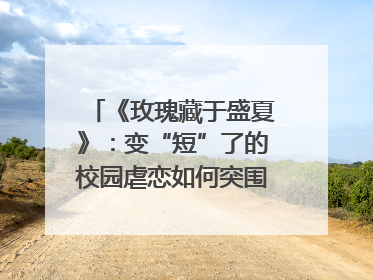 《玫瑰藏于盛夏》：变“短”了的校园虐恋如何突围？｜微剧评
