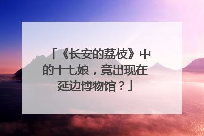 《长安的荔枝》中的十七娘，竟出现在延边博物馆？