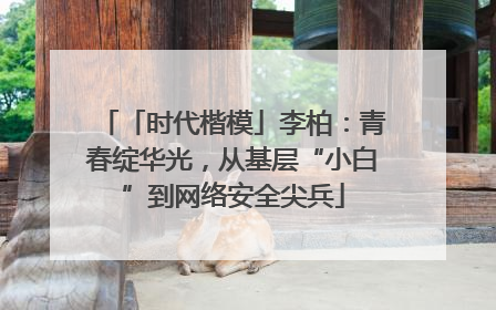 「时代楷模」李柏：青春绽华光，从基层“小白”到网络安全尖兵