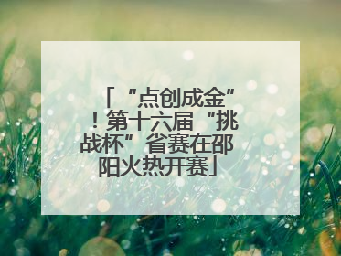 “点创成金”！第十六届“挑战杯”省赛在邵阳火热开赛