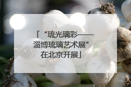 “琉光璃彩——淄博琉璃艺术展”在北京开展