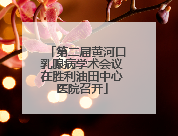 第二届黄河口乳腺病学术会议在胜利油田中心医院召开