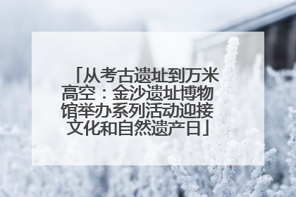 从考古遗址到万米高空：金沙遗址博物馆举办系列活动迎接文化和自然遗产日