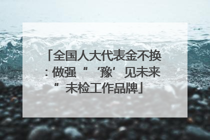 全国人大代表金不换：做强“‘豫’见未来”未检工作品牌