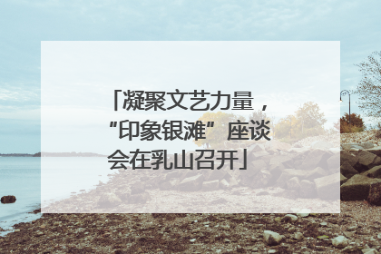 凝聚文艺力量，“印象银滩”座谈会在乳山召开