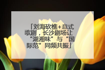 刘海砍樵+意式歌剧，长沙剧场让“湖湘味”与“国际范”同频共振