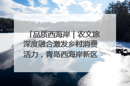 品质西海岸｜农文旅深度融合激发乡村消费活力，青岛西海岸新区的乡村振兴实践
