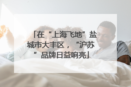 在“上海飞地”盐城市大丰区，“沪苏”品牌日益响亮