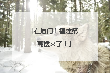 在厦门！福建第一高楼来了！