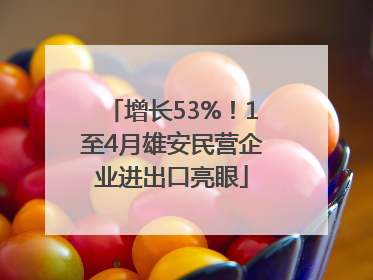 增长53%！1至4月雄安民营企业进出口亮眼