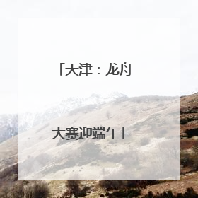 天津：龙舟大赛迎端午