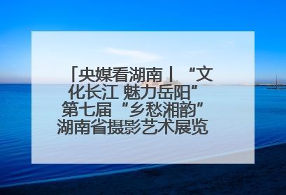 央媒看湖南丨“文化长江 魅力岳阳”第七届“乡愁湘韵”湖南省摄影艺术展览盛大启幕