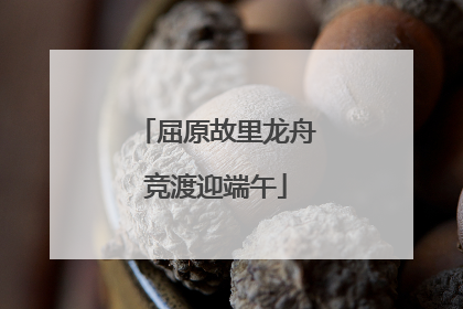 屈原故里龙舟竞渡迎端午