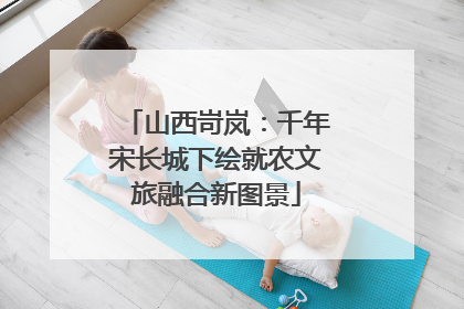 山西岢岚：千年宋长城下绘就农文旅融合新图景