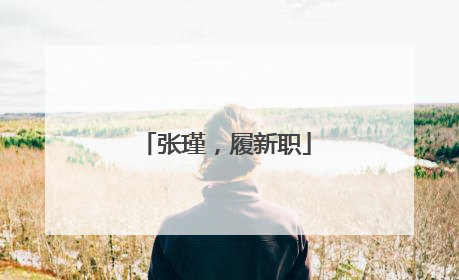 张瑾，履新职