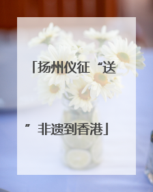 扬州仪征“送”非遗到香港