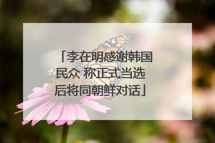 李在明感谢韩国民众 称正式当选后将同朝鲜对话