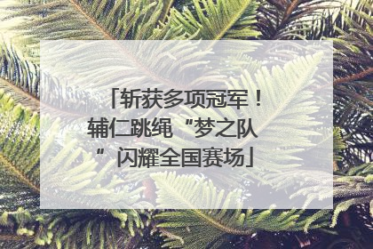斩获多项冠军！辅仁跳绳“梦之队”闪耀全国赛场