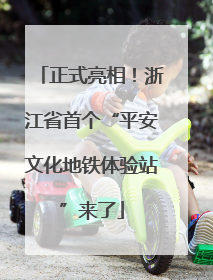 正式亮相！浙江省首个“平安文化地铁体验站”来了