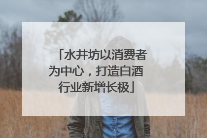 水井坊以消费者为中心，打造白酒行业新增长极