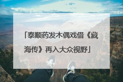 泰顺药发木偶戏借《藏海传》再入大众视野