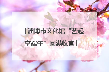 淄博市文化馆“艺起享端午”圆满收官