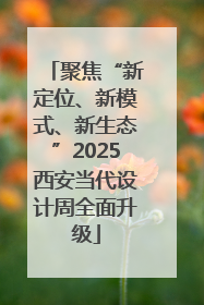 聚焦“新定位、新模式、新生态”2025西安当代设计周全面升级