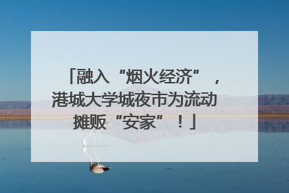 融入“烟火经济”，港城大学城夜市为流动摊贩“安家”！