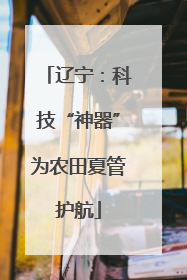 辽宁：科技“神器”为农田夏管护航