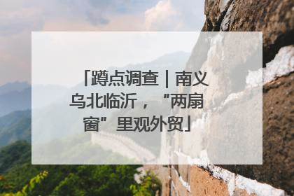 蹲点调查｜南义乌北临沂，“两扇窗”里观外贸