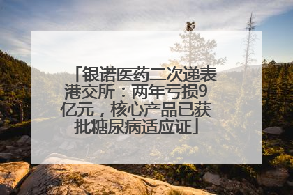 银诺医药二次递表港交所：两年亏损9亿元，核心产品已获批糖尿病适应证