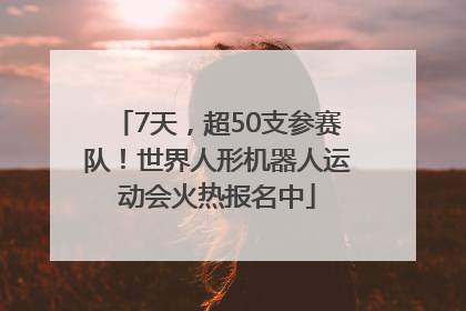 7天，超50支参赛队！世界人形机器人运动会火热报名中